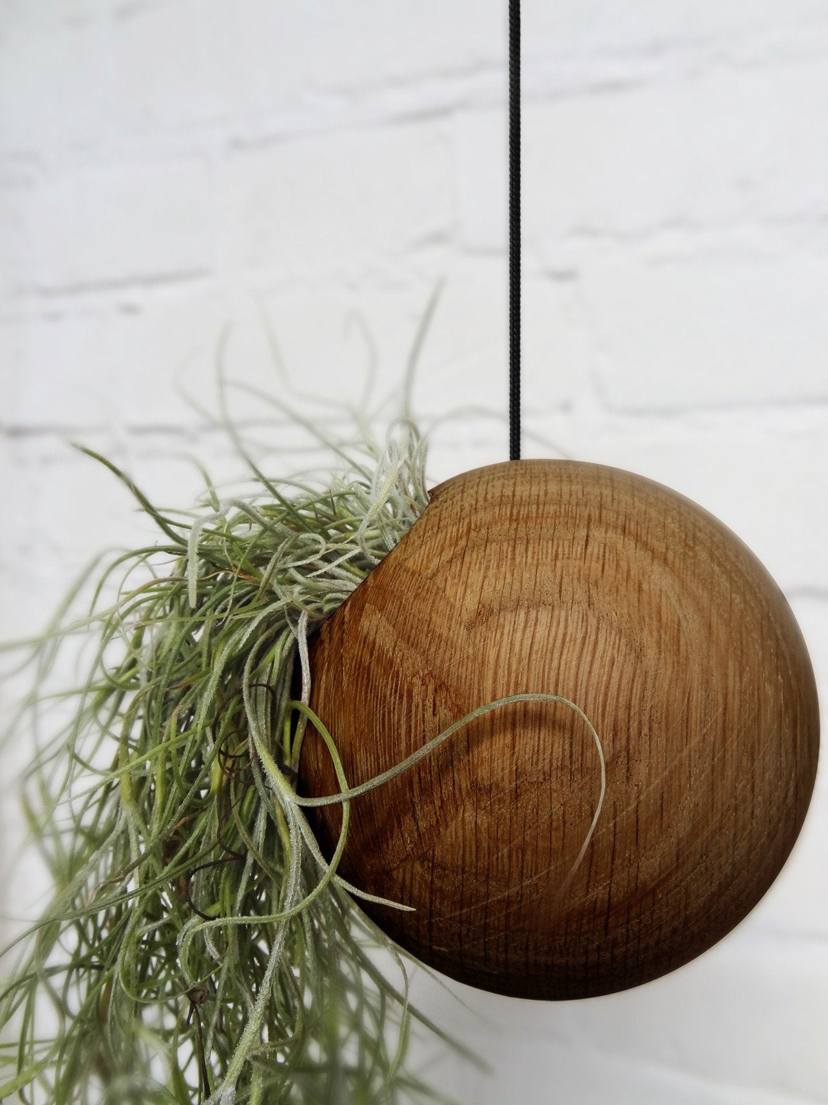 Hanging Sphere - Dark Oak