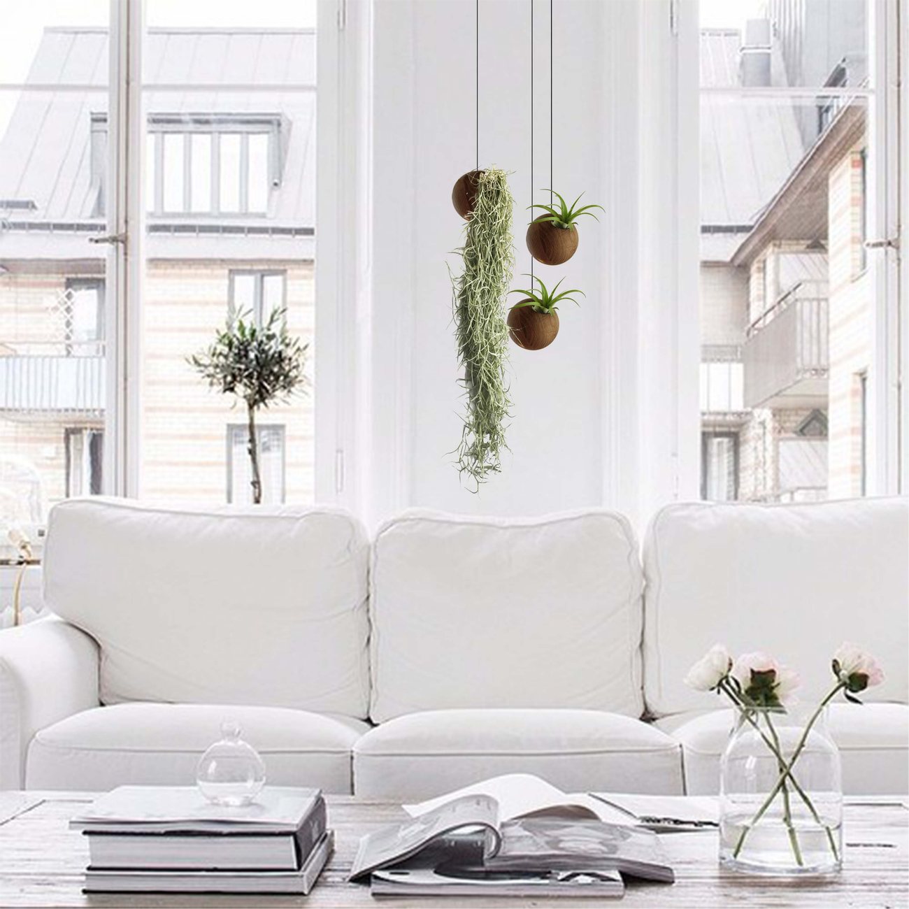Hanging Sphere – Dark Oak 2